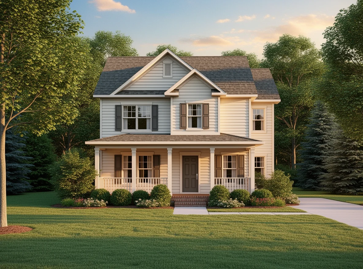 Well-kept home with porch in a Catawba County neighborhood