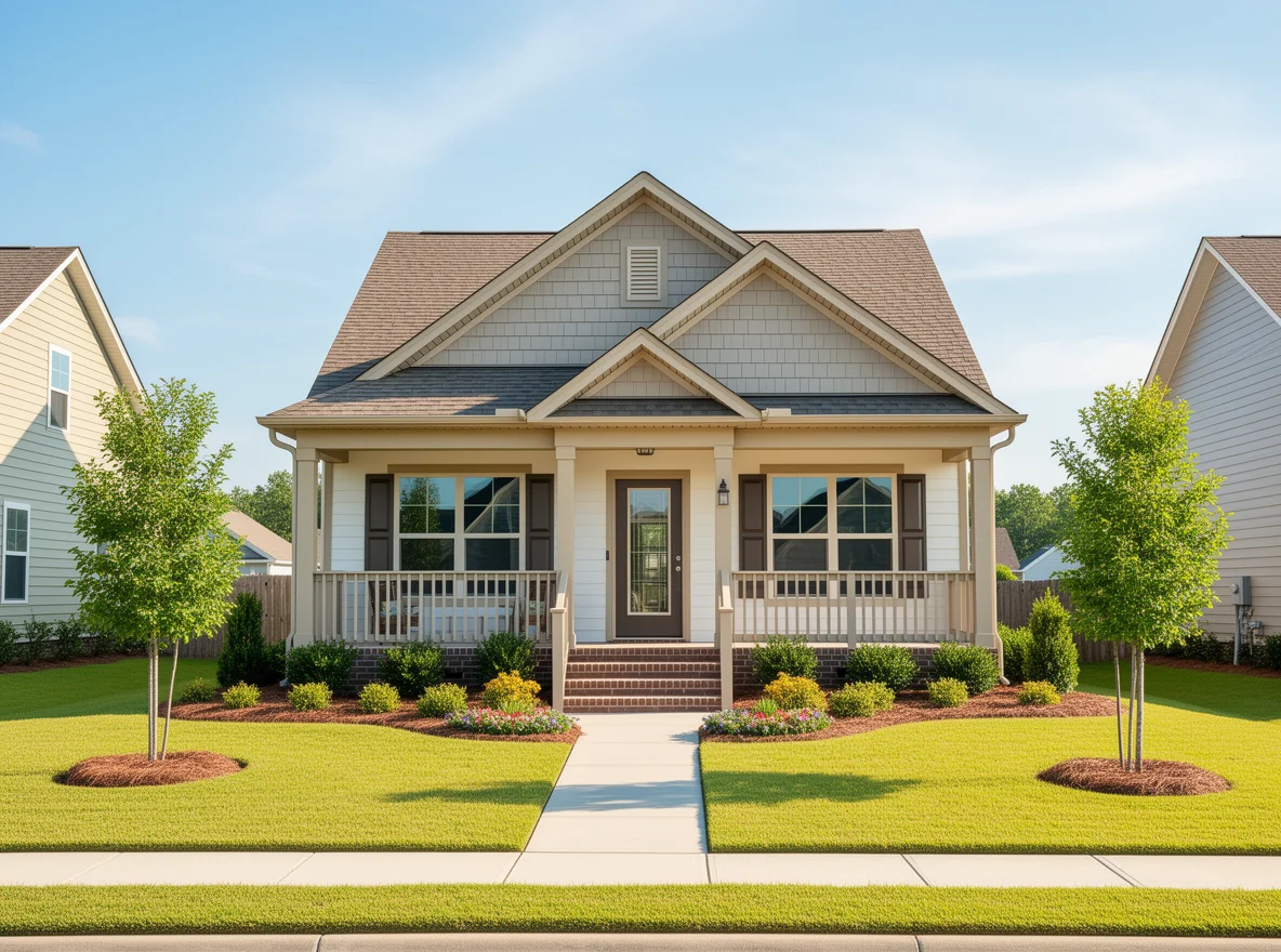 Well-maintained home exterior in Albemarle