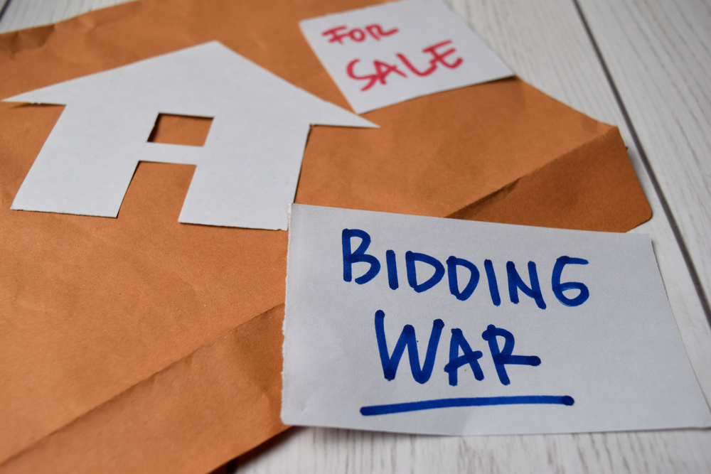 sign about bidding wars