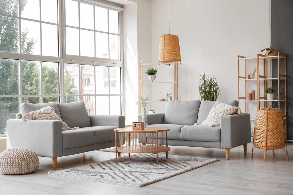 Large windows for natural light
