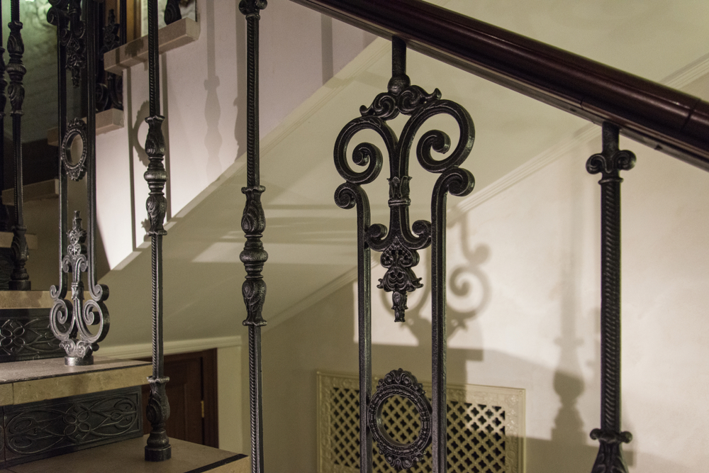 Wrought iron staircases