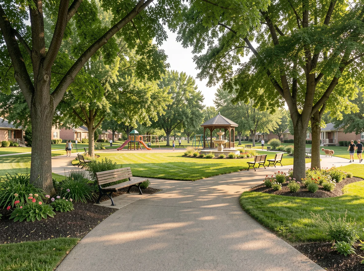Park setting near Canton, South Dakota