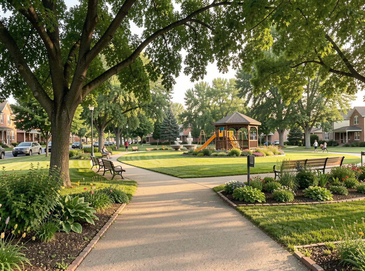 Park and recreation setting near Crooks, South Dakota