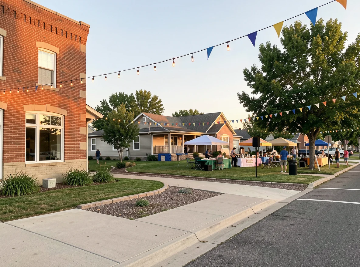 Civic view in Humboldt, South Dakota