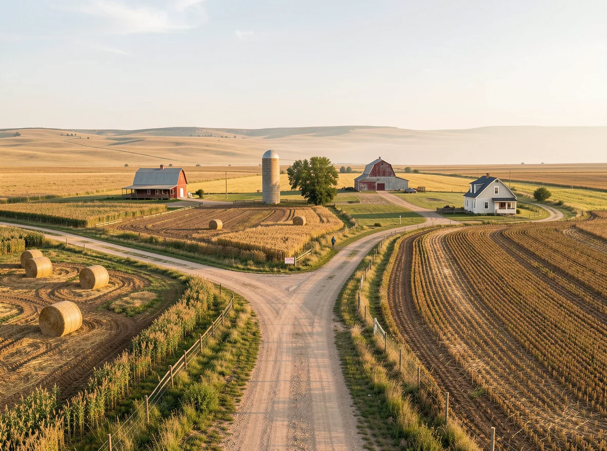 Residential setting near Garretson, South Dakota