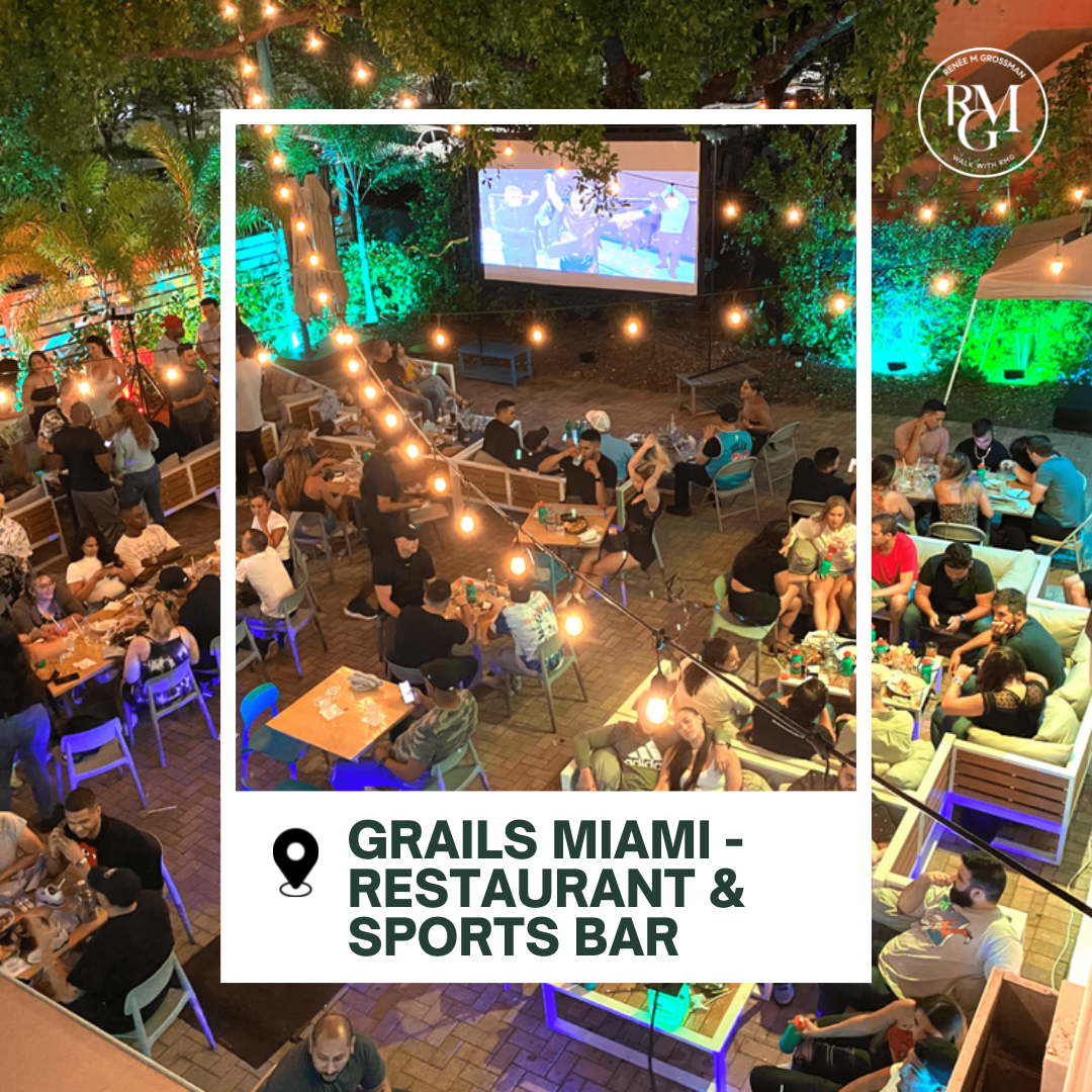 #MiamiFunFriday at Grails Miami - Restaurant & Sports Bar