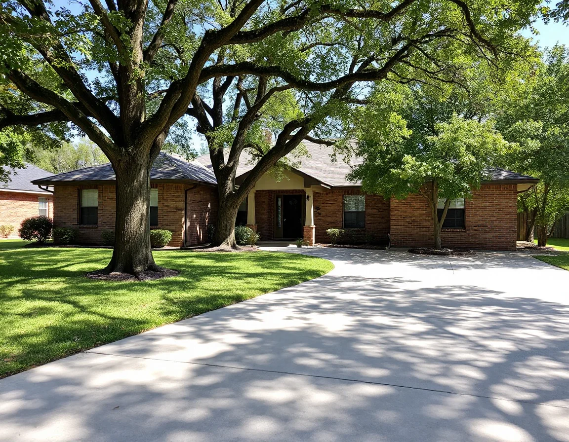 Well-maintained brick home exterior in Alice, Texas