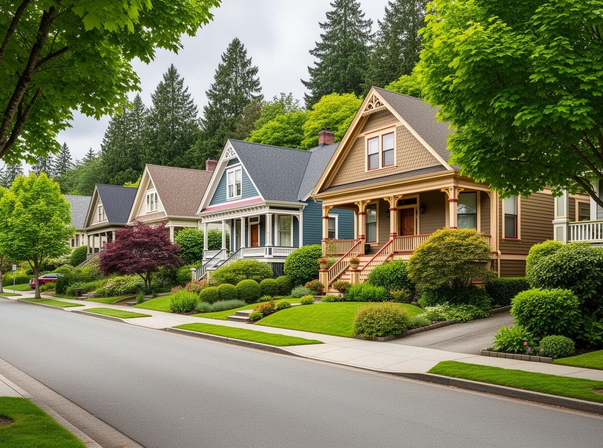 Classic hillside homes and tree-lined streets in Queen Anne