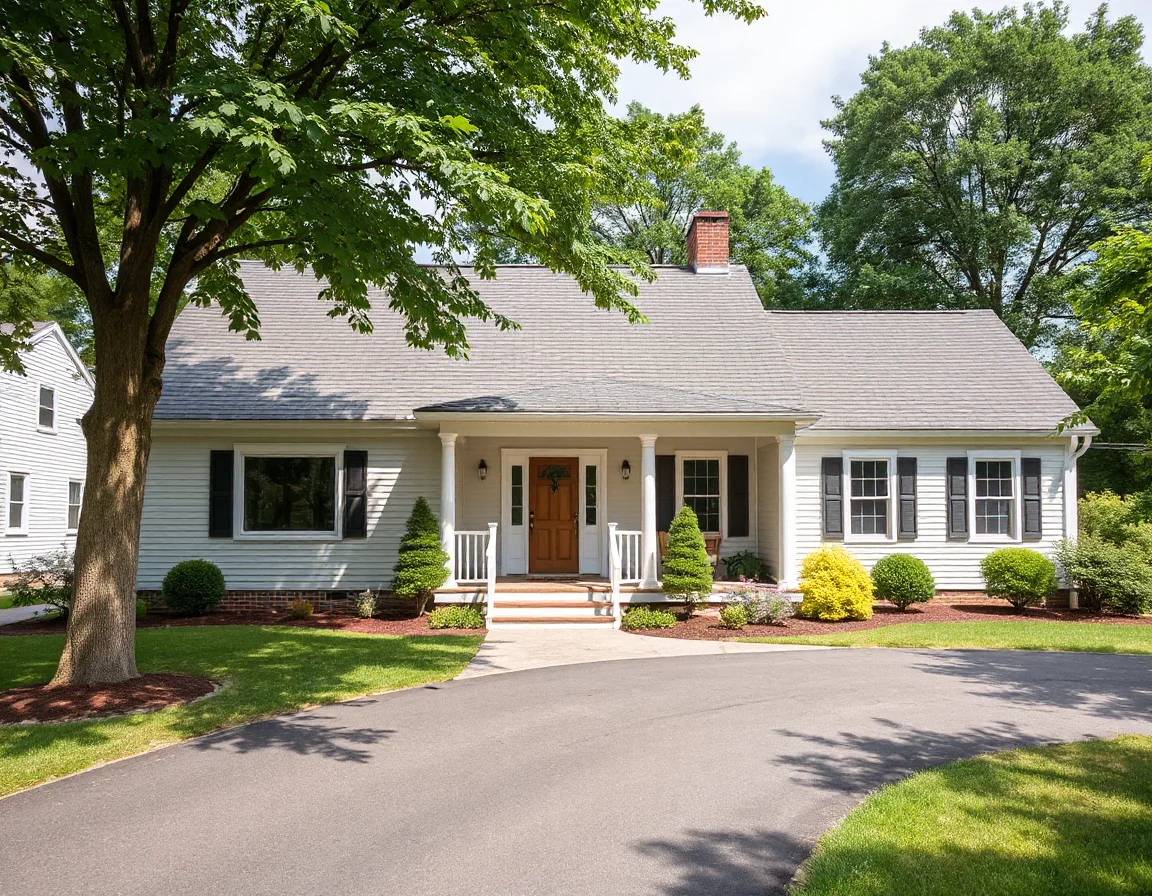Updated New England home exterior in Ware