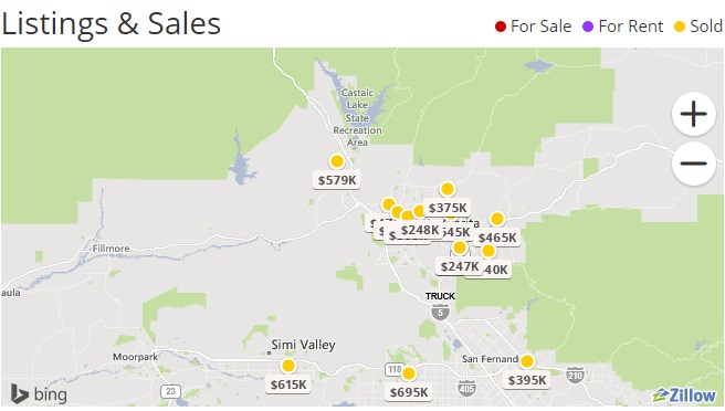 #newhall realtor sona gallatins map of closed escrows
