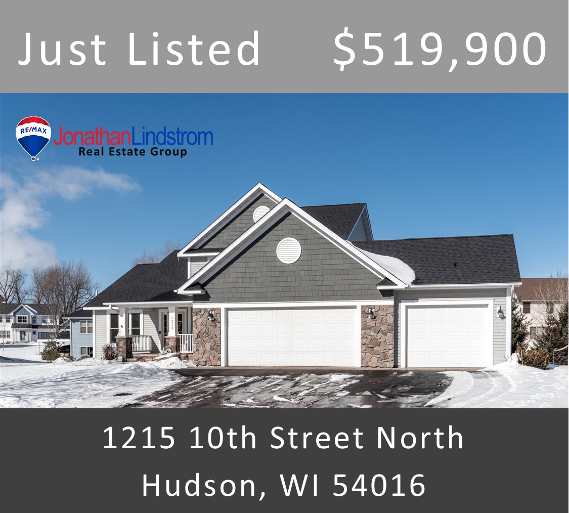 Just Listed - 1215 10th Street North, Hudson, WI 54016