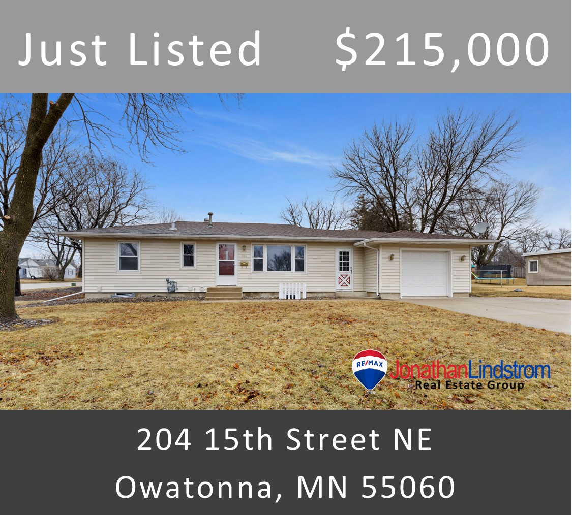 Just Listed - 204 15th Street NE, Owatonna, MN 55060