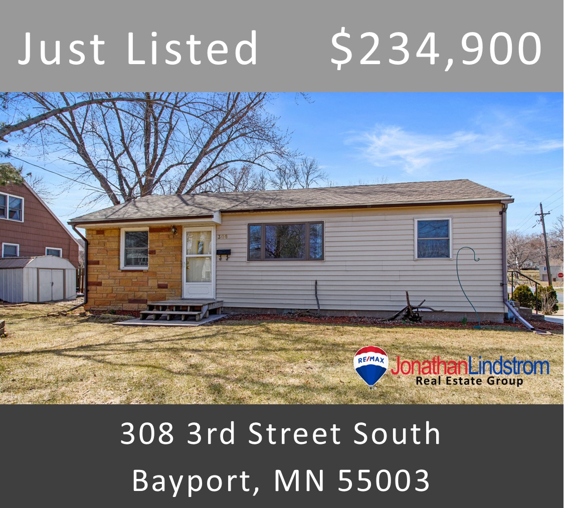 Just Listed - 308 3rd Street South, Bayport, MN 55003