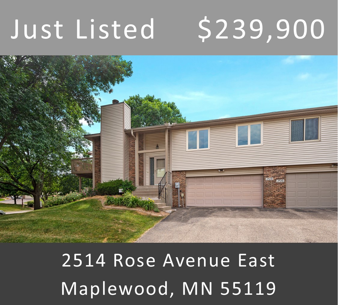 Just Listed 2514 Rose Avenue East, Maplewood, MN 55119