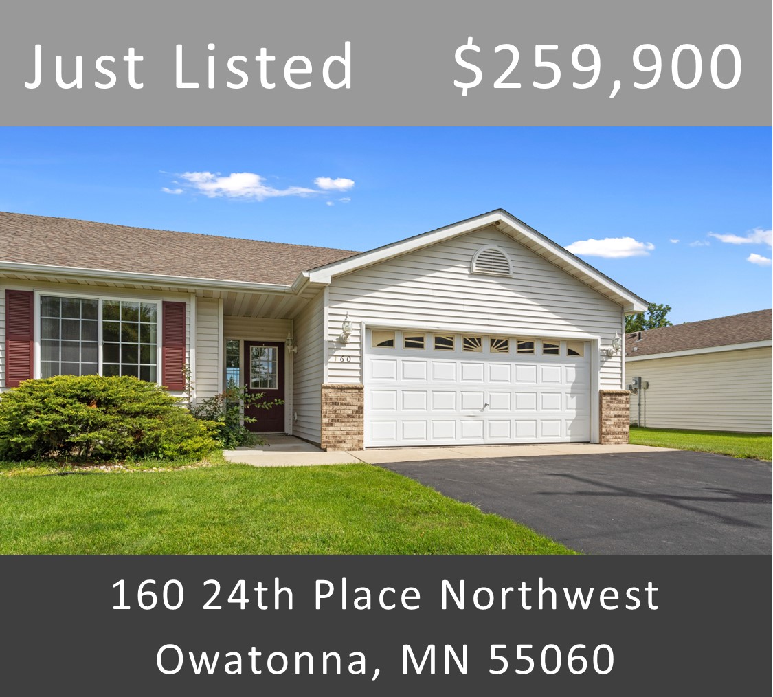Just Listed - 160 24th Place Northwest, Owatonna, MN 55060