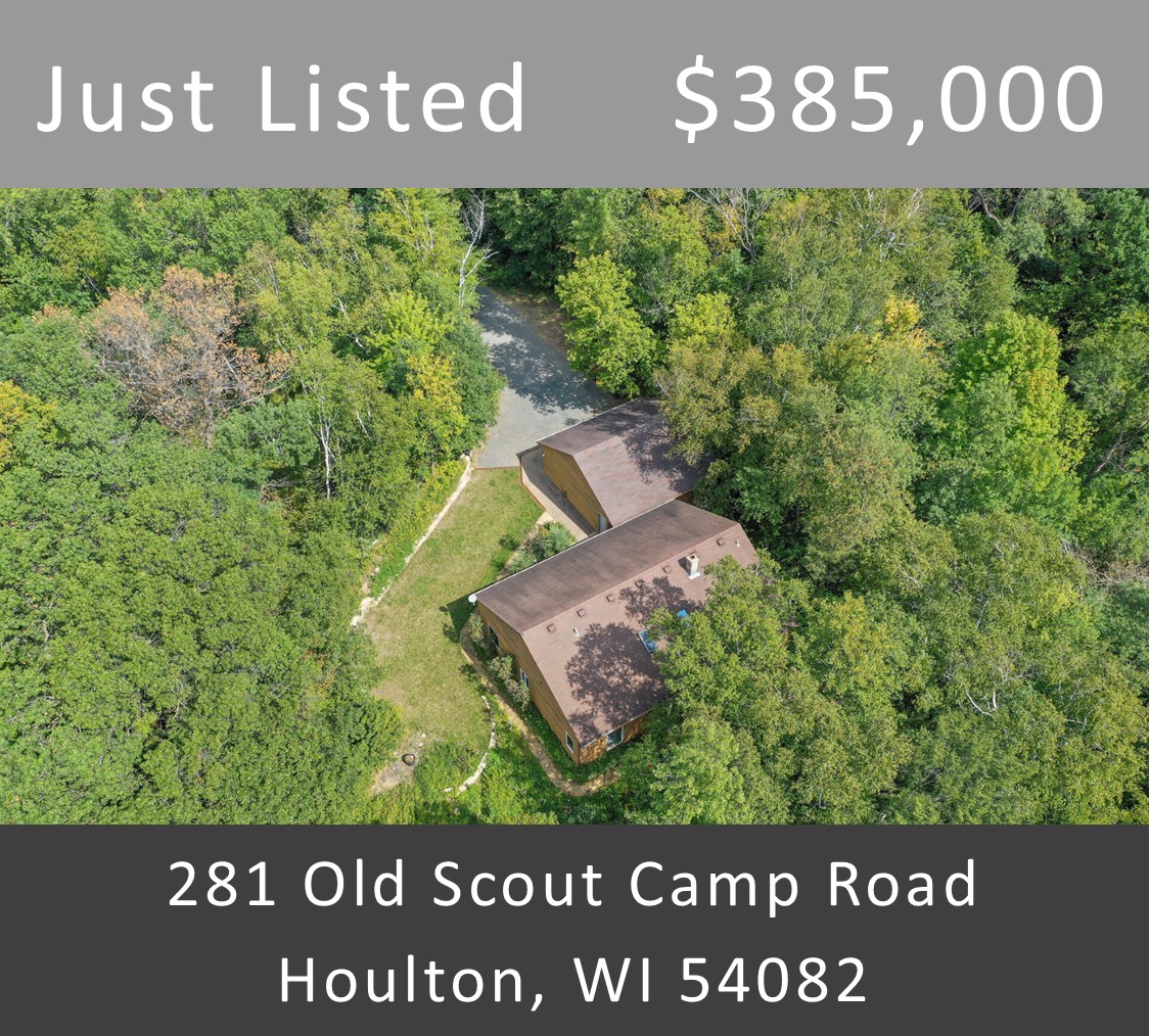 Just Listed - 281 Old Scout Camp Road, Houlton, WI 54082