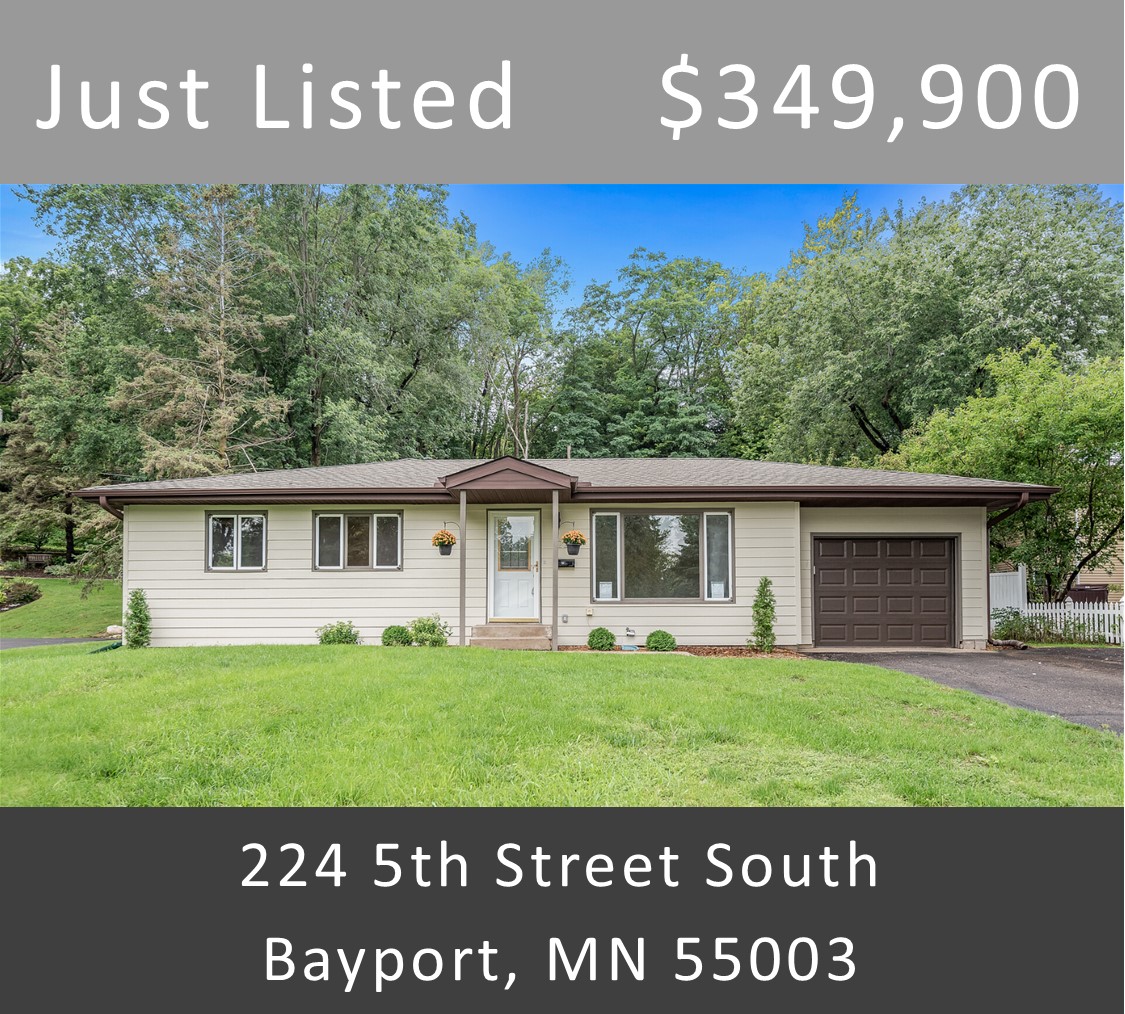 Just Listed - 224 5th Street South, Bayport, MN 55003