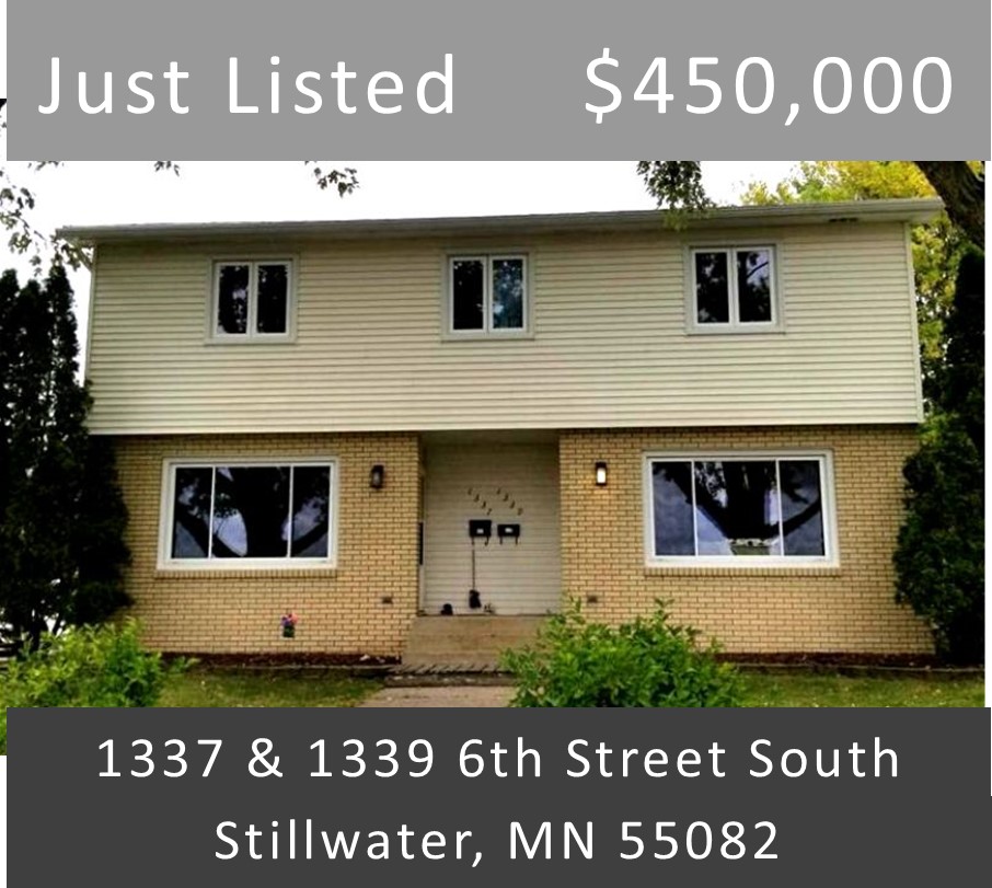 Just Listed 1337 & 1339 6th Street South, Stillwater, MN 55082