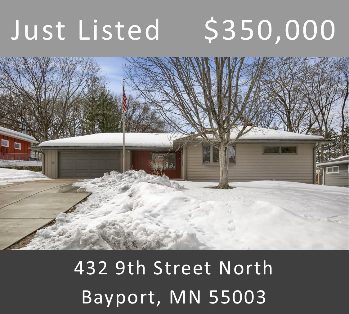 Just Listed - 432 9th Street North, Bayport, MN 55003