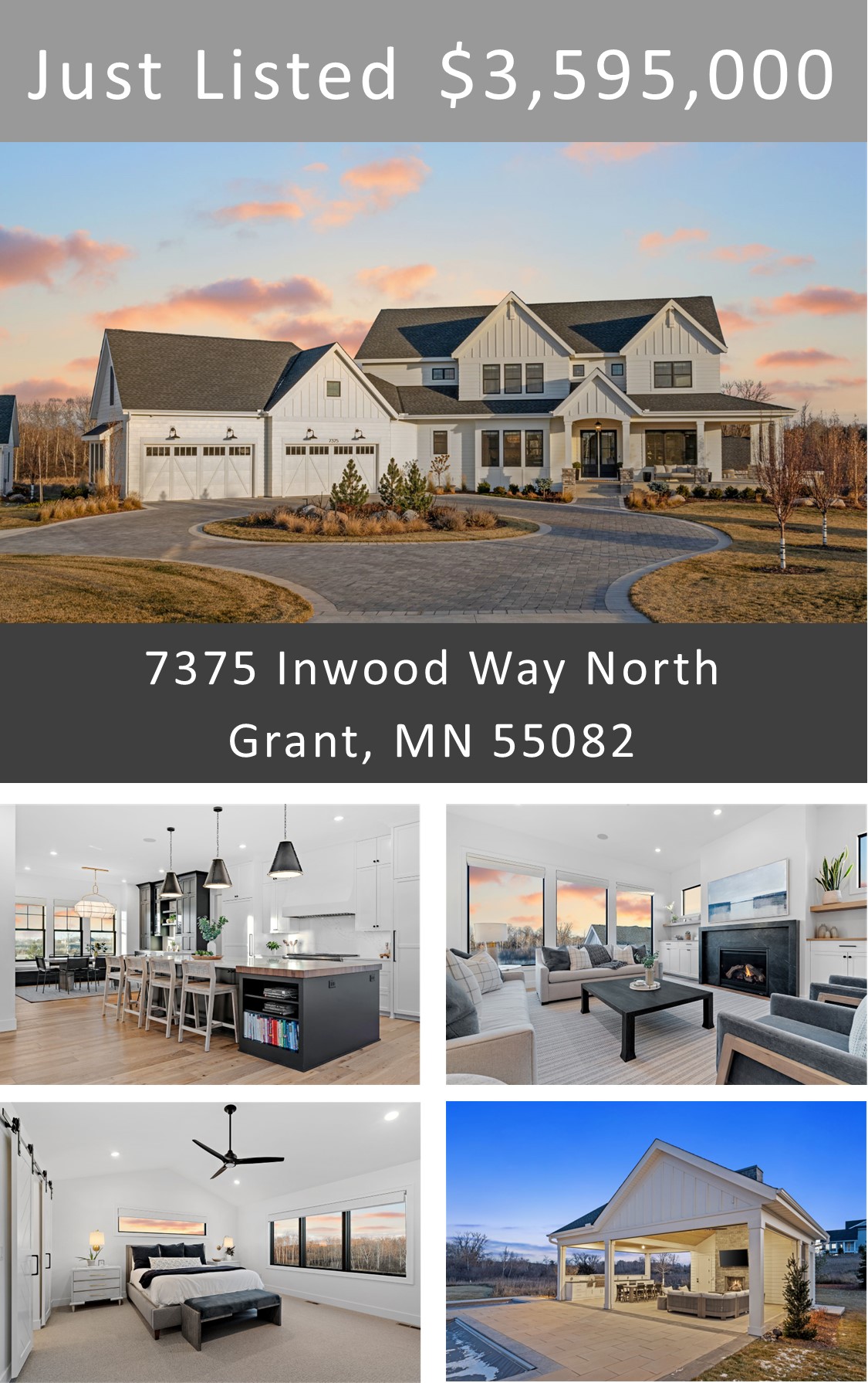 Just Listed - 7375 Inwood North, Grant, MN 55082