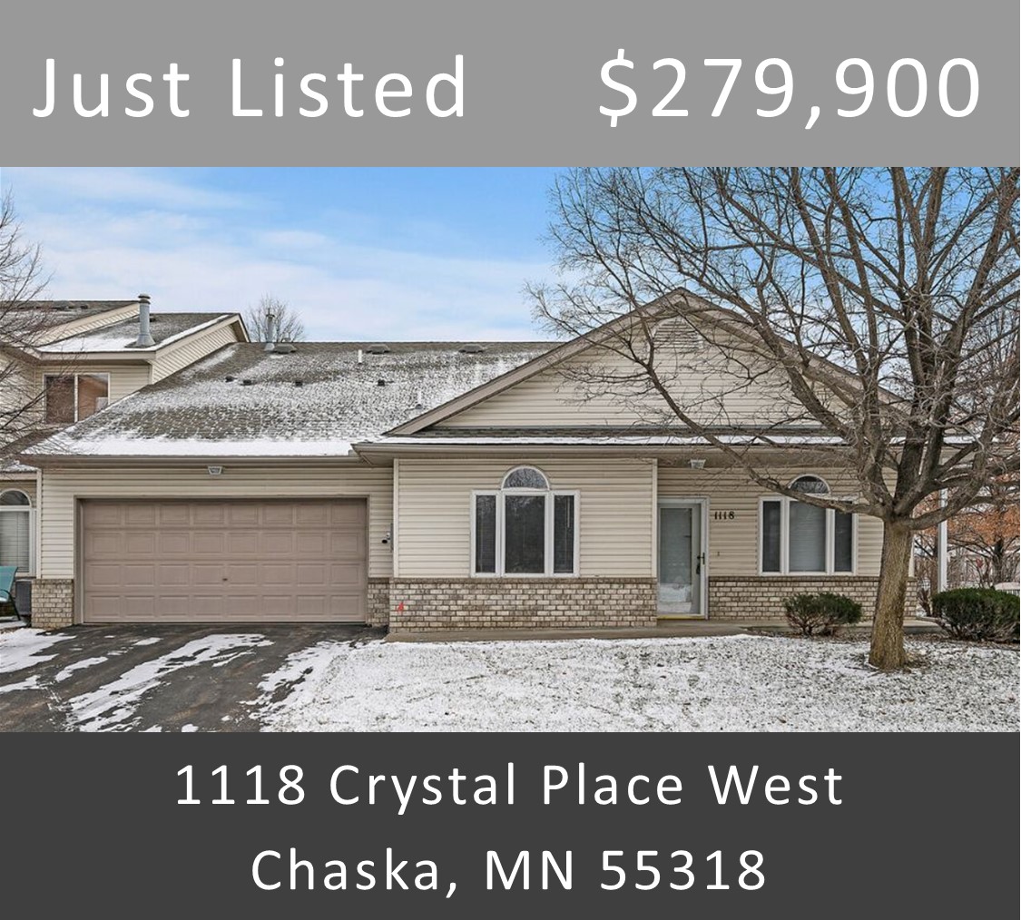 Just Listed - 1118 Crystal Place West, Chaska, MN 55318