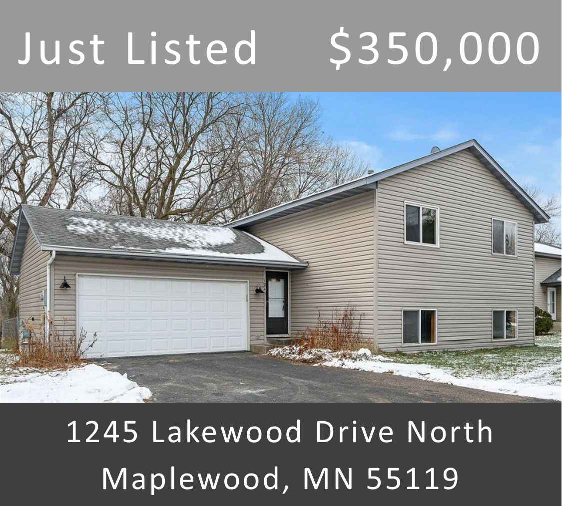 Just Listed - 1245 Lakewood Drive North, Maplewood, MN 55119