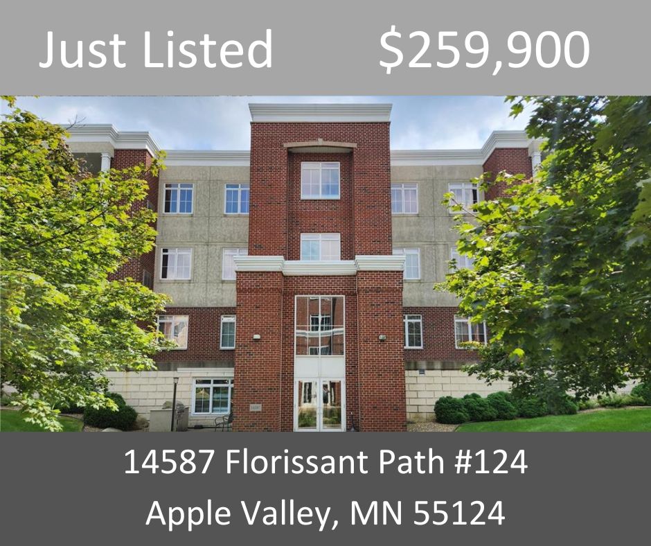 Just Listed - 14587 Florissant Path #124, Apple Valley, MN 55124
