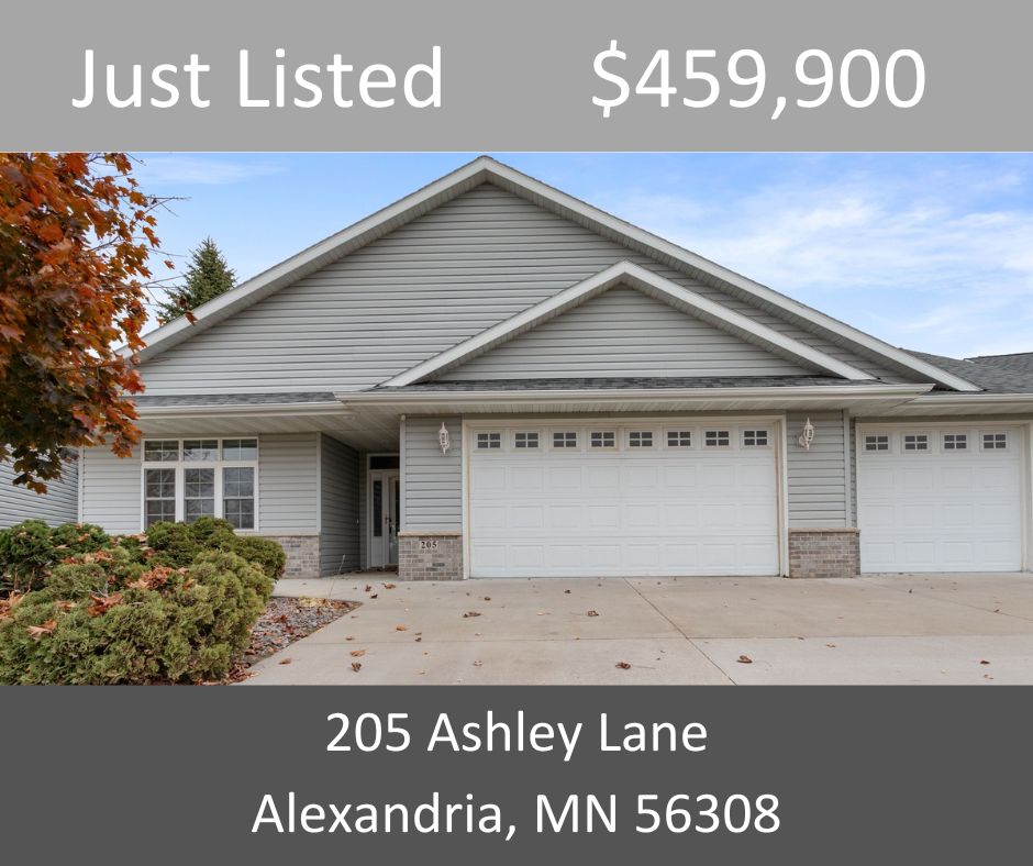 Just Listed - 205 Ashley Lane, Alexandria, MN 56308