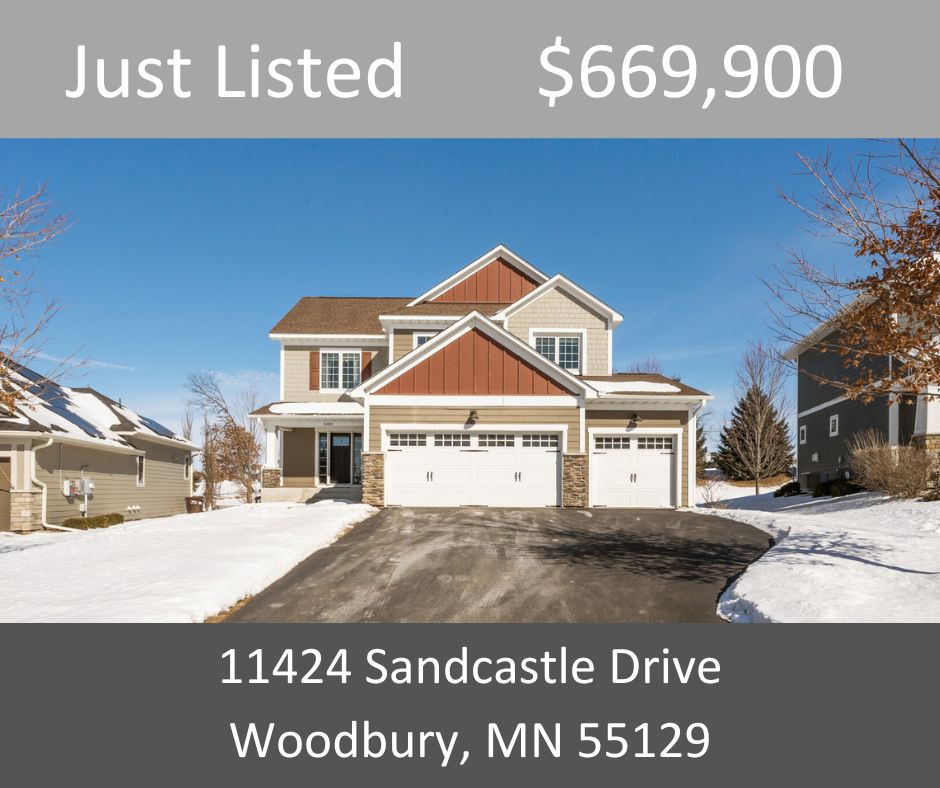 Just Listed - 11424 Sandcastle Drive, Woodbury, MN 55129