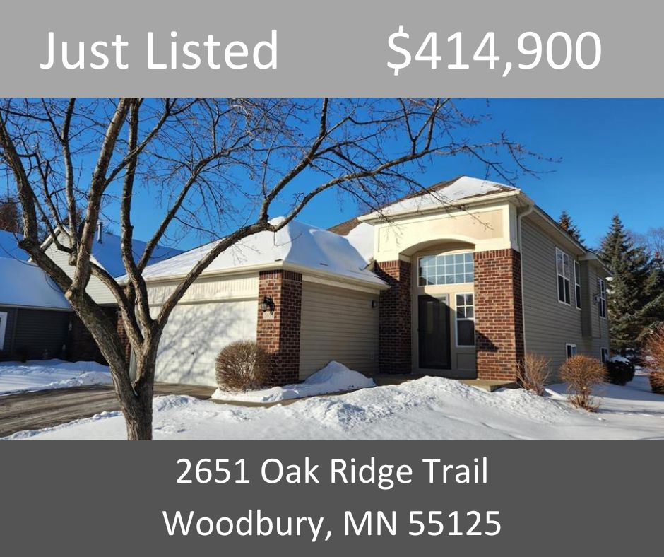 Just Listed - 2651 Oak Ridge Trail, Woodbury, MN 55125
