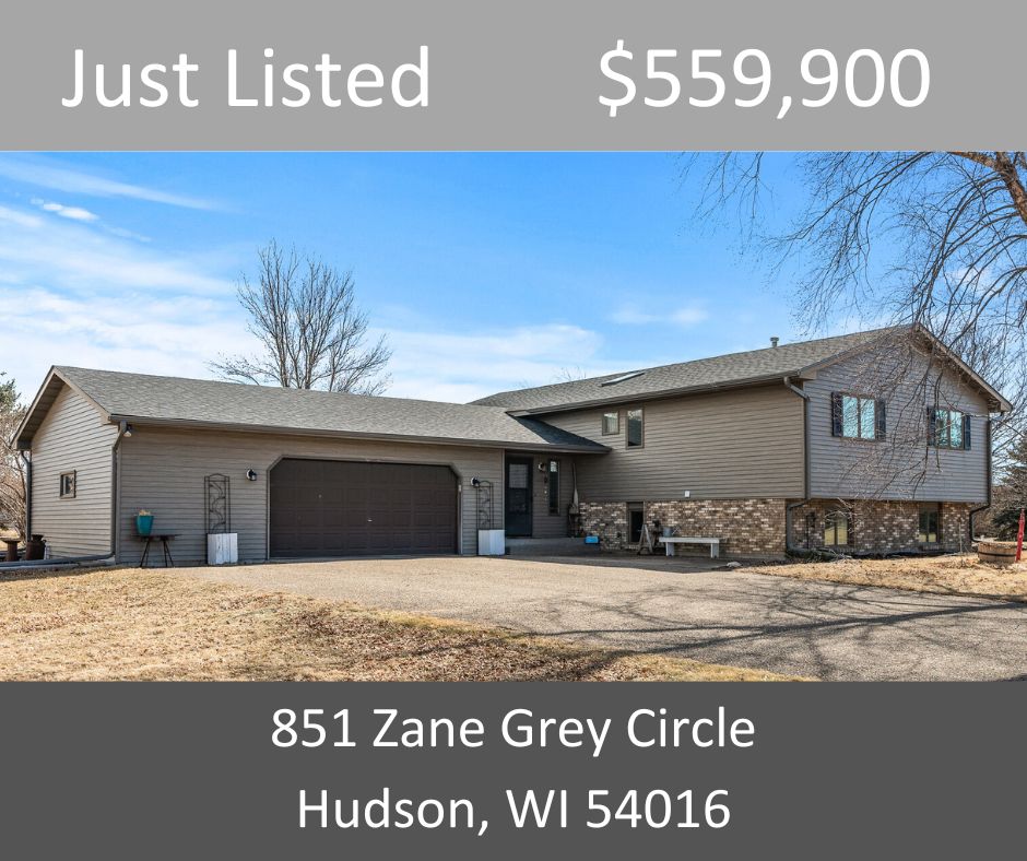 Just Listed - 851 Zane Grey Circle, Hudson, WI 54016