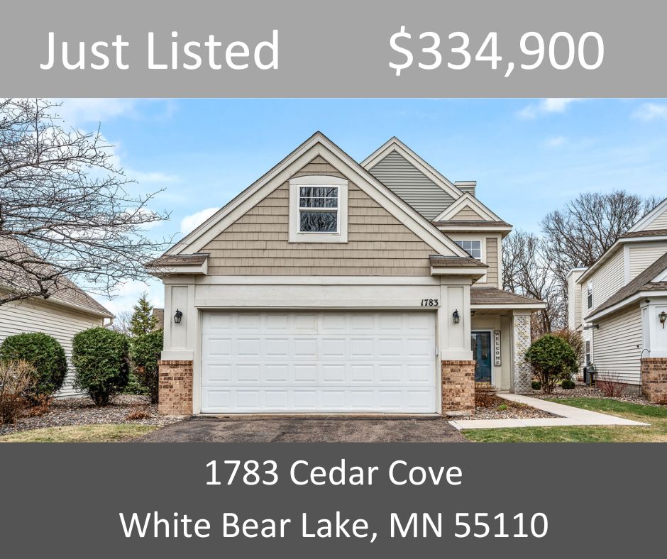 Just Listed - 1783 Cedar Cove, White Bear Lake, MN 55110