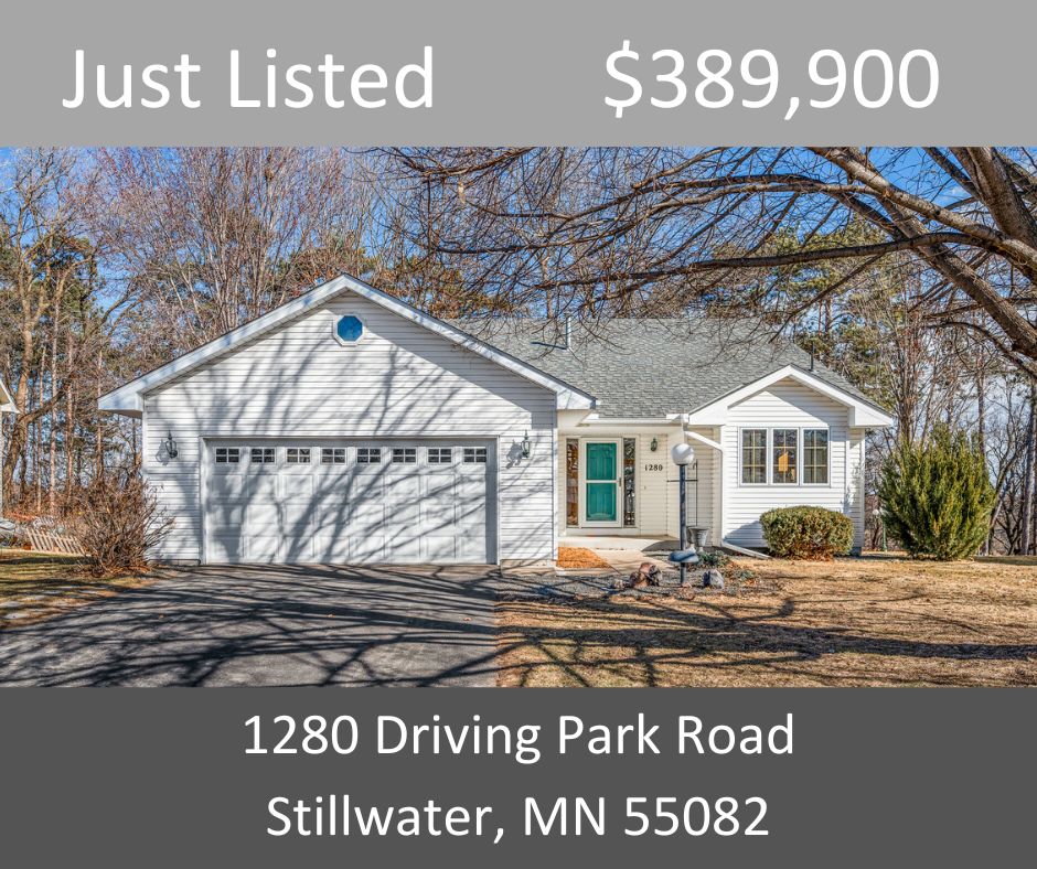 Just Listed - 1280 Driving Park Road, Stillwater, MN 55082
