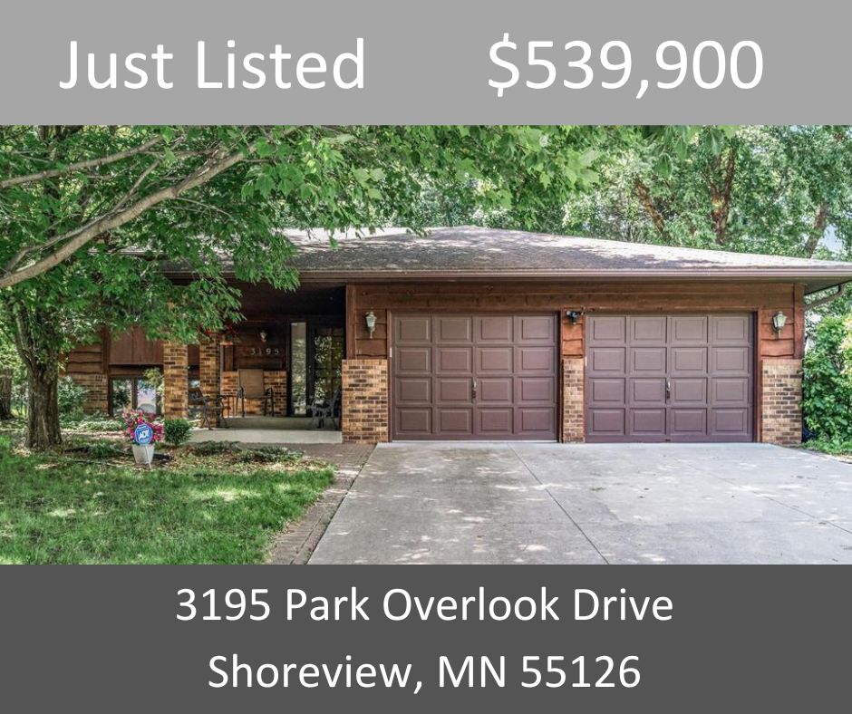 Just Listed - 3195 Park Overlook Drive, Shoreview, MN 55126