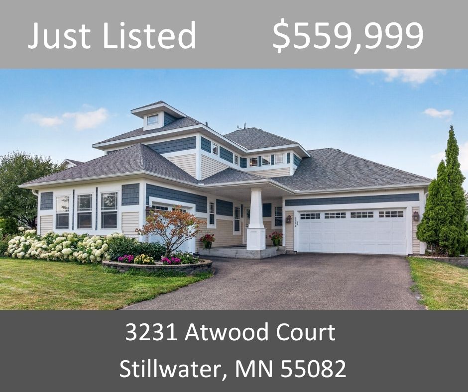 Just Listed - 3231 Atwood Court, Stillwater, MN 55082