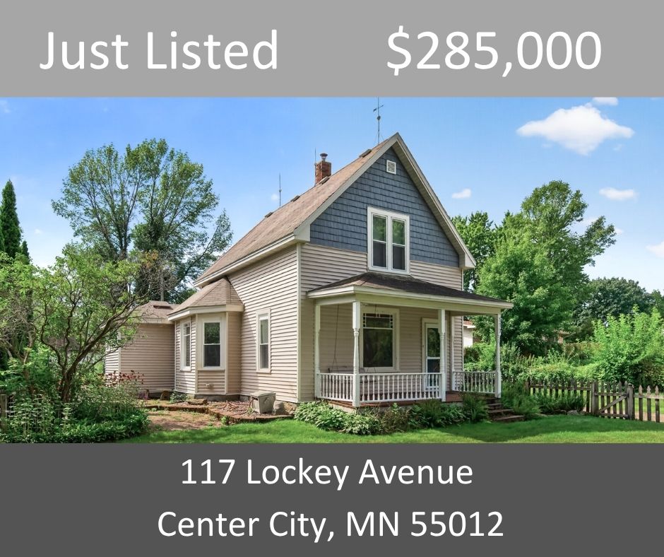 Just Listed - 117 Lockey Avenue, Center City, MN 55012