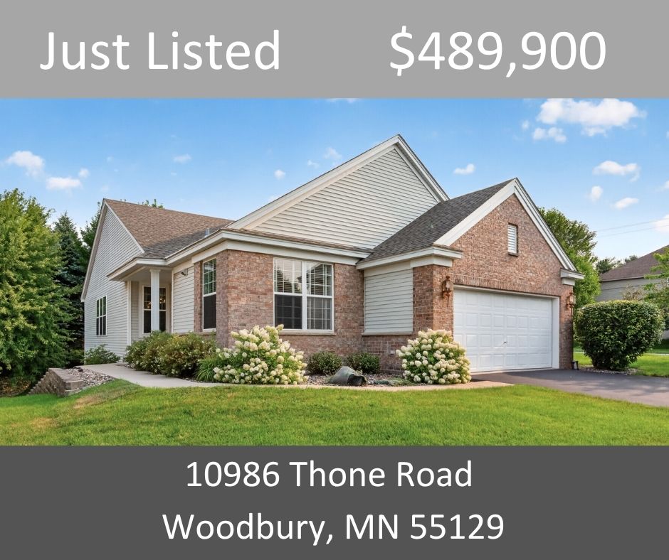 Just Listed - 10986 Thone Road, Woodbury, MN 55129