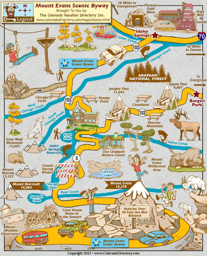 Silver Thread Scenic Byway Map