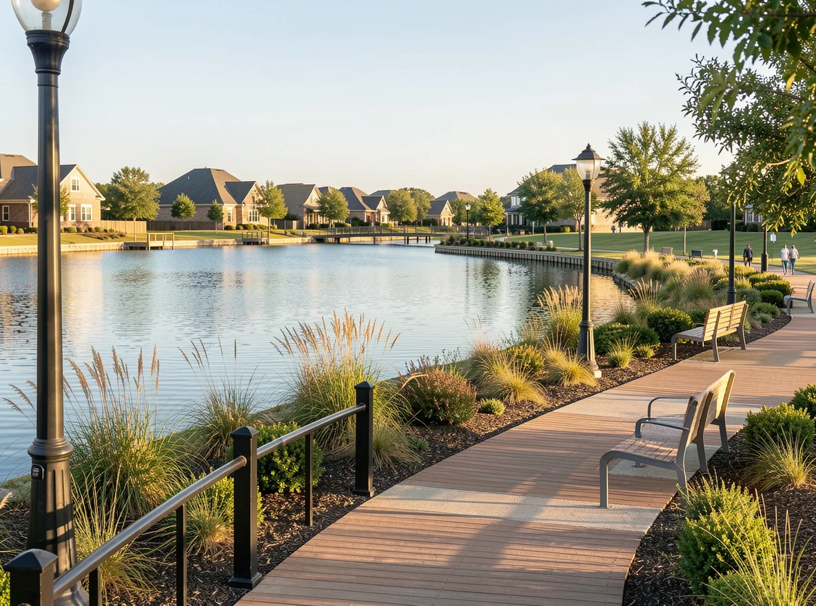 Lakeside trail in Pflugerville