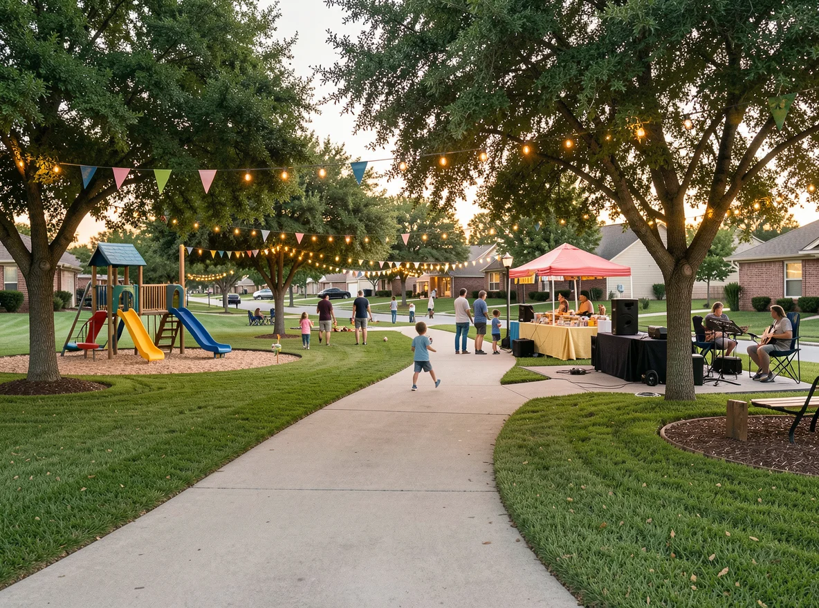 Neighborhood community space in the Round Rock area