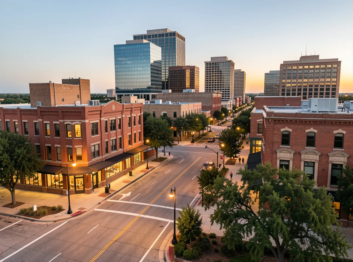 Downtown Temple streetscape