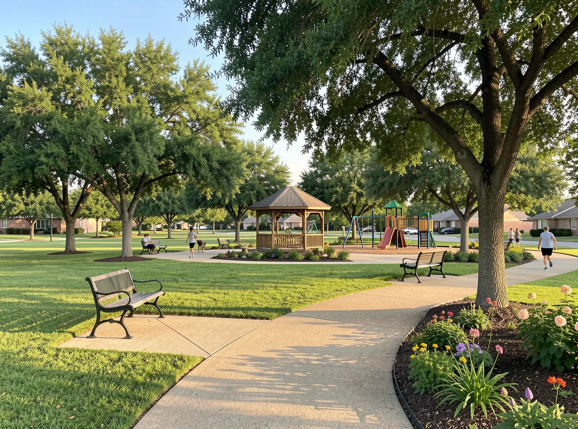 Park and walking trail in Killeen, Texas