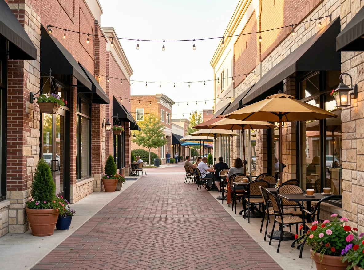 Shopping and dining area in Killeen, Texas