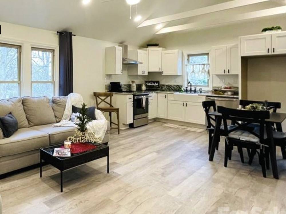 Living area after renovation