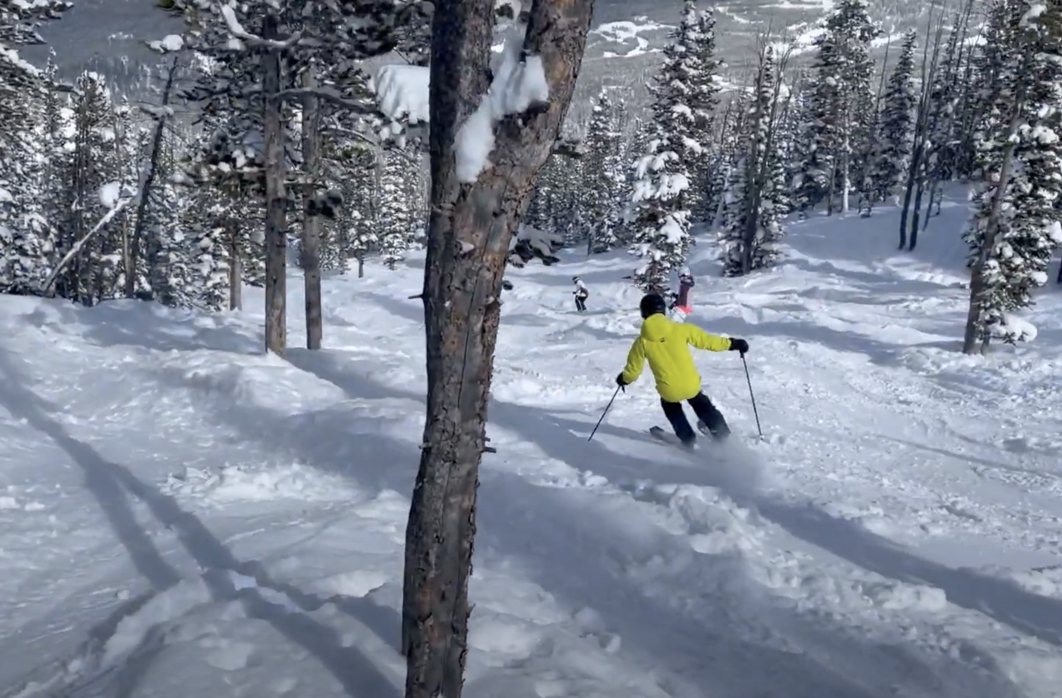 My Dad at 76 Skiing in Big Sky