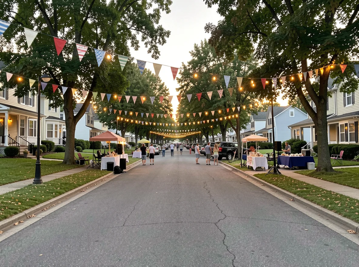 Community scene in Hempstead