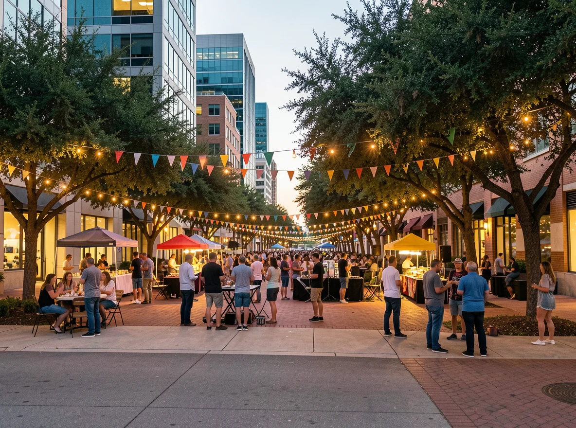 Community scene in Dallas