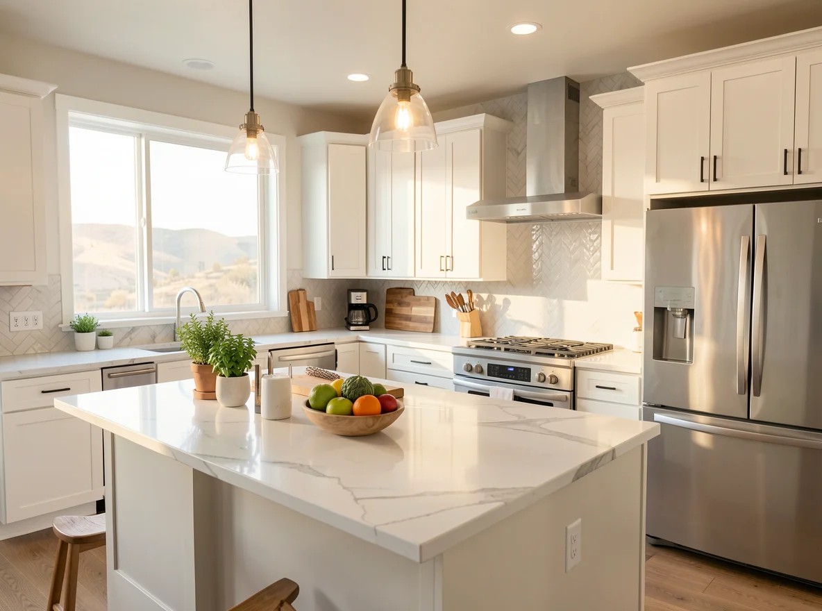 Updated kitchen in a Northern Colorado home