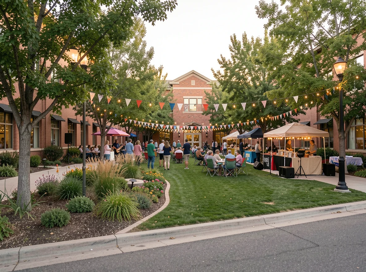 Community scene in Greeley