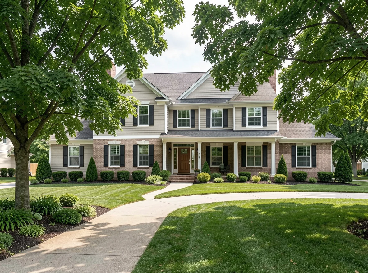 Home exterior in Columbia neighborhood